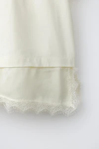 COMBINATION LACE T-SHIRT
