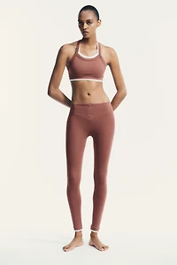 SEAMLESS ZIPPERED LEGGINGS