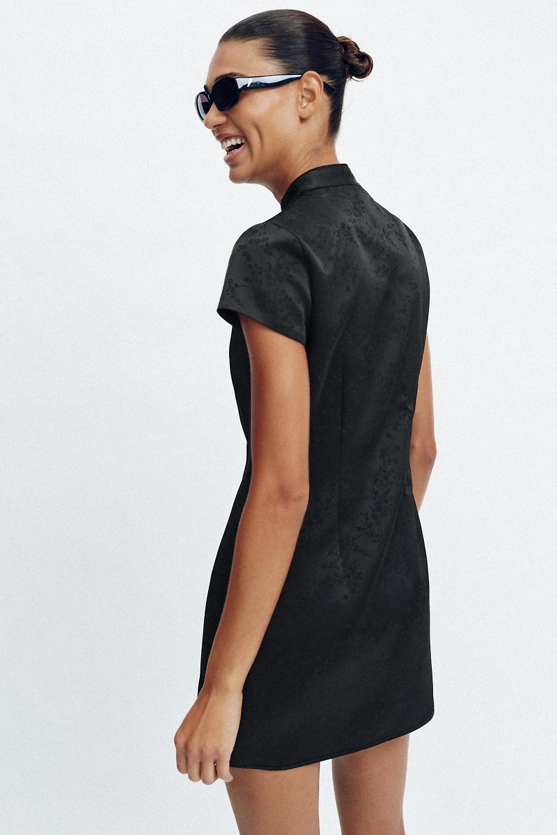 SHORT JACQUARD DRESS