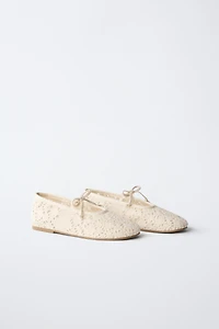 CROCHET BALLET FLATS