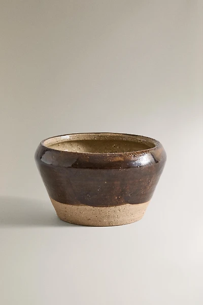 DECORATIVE STONEWARE BOWL
