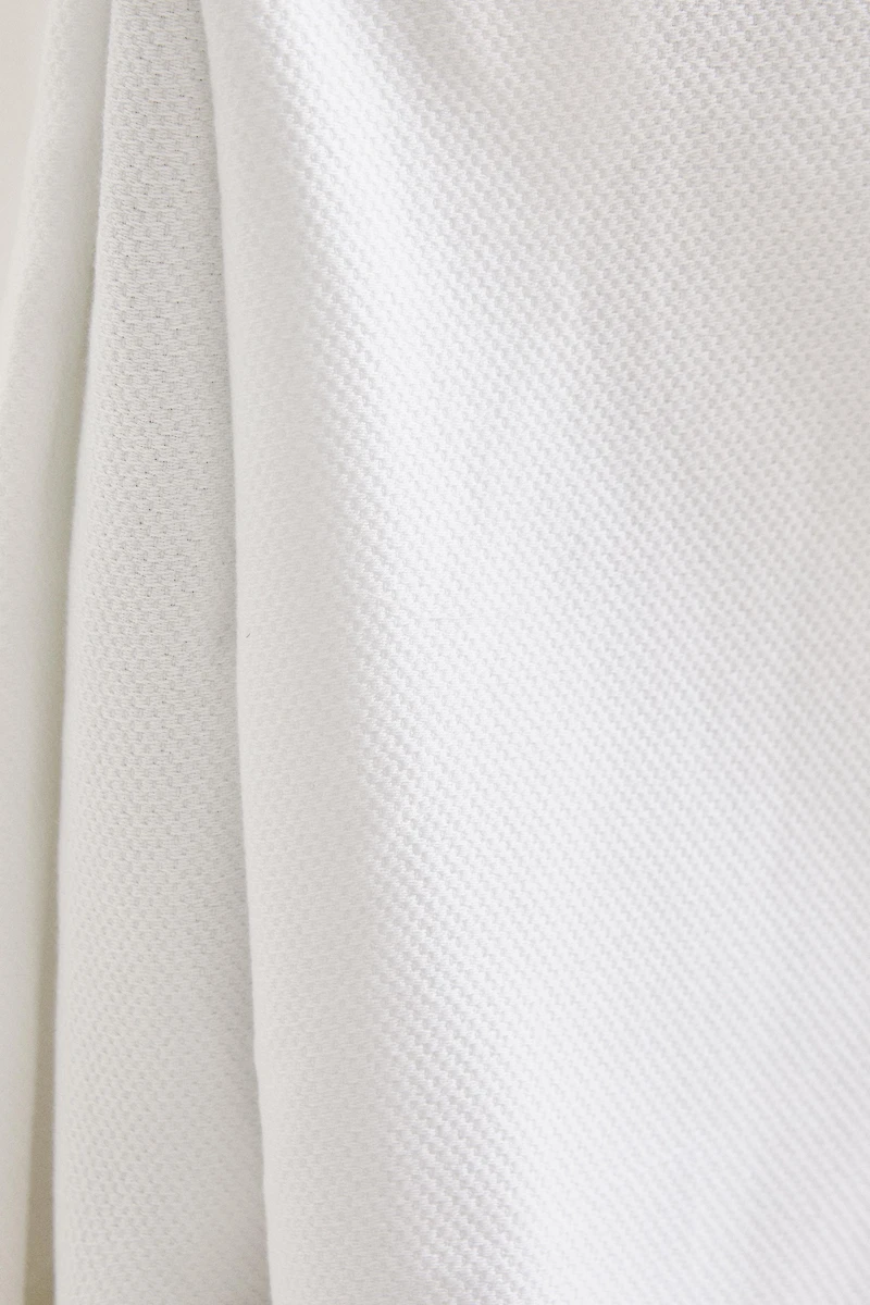 COTTON PIQUÉ BEDSKIRT