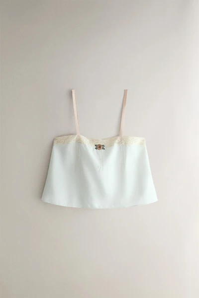 TOP DENTELLE FLEUR