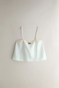 TOP DENTELLE FLEUR