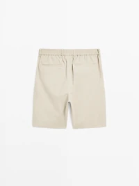 Bermuda carpenter en popeline de coton