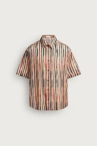 COTTON-VISCOSE STRIPED SHIRT