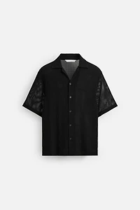 CHEMISE STRUCTURE OUVERTE