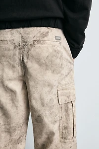 STRAIGHT FIT CARGO PANTS