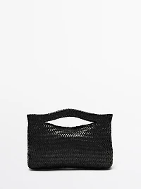 Woven nappa leather mini bag