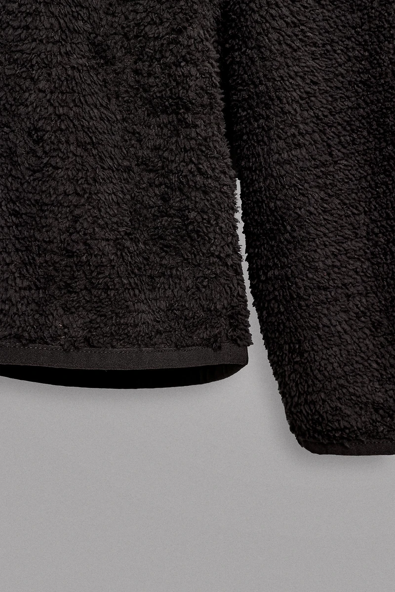 TEXTURED SKI FLEECE HOODIE