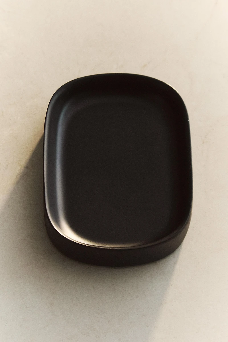 PORTE-SAVON RÉSINE NOIR