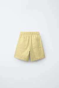 SHORT ÉLASTIQUES EN COTON