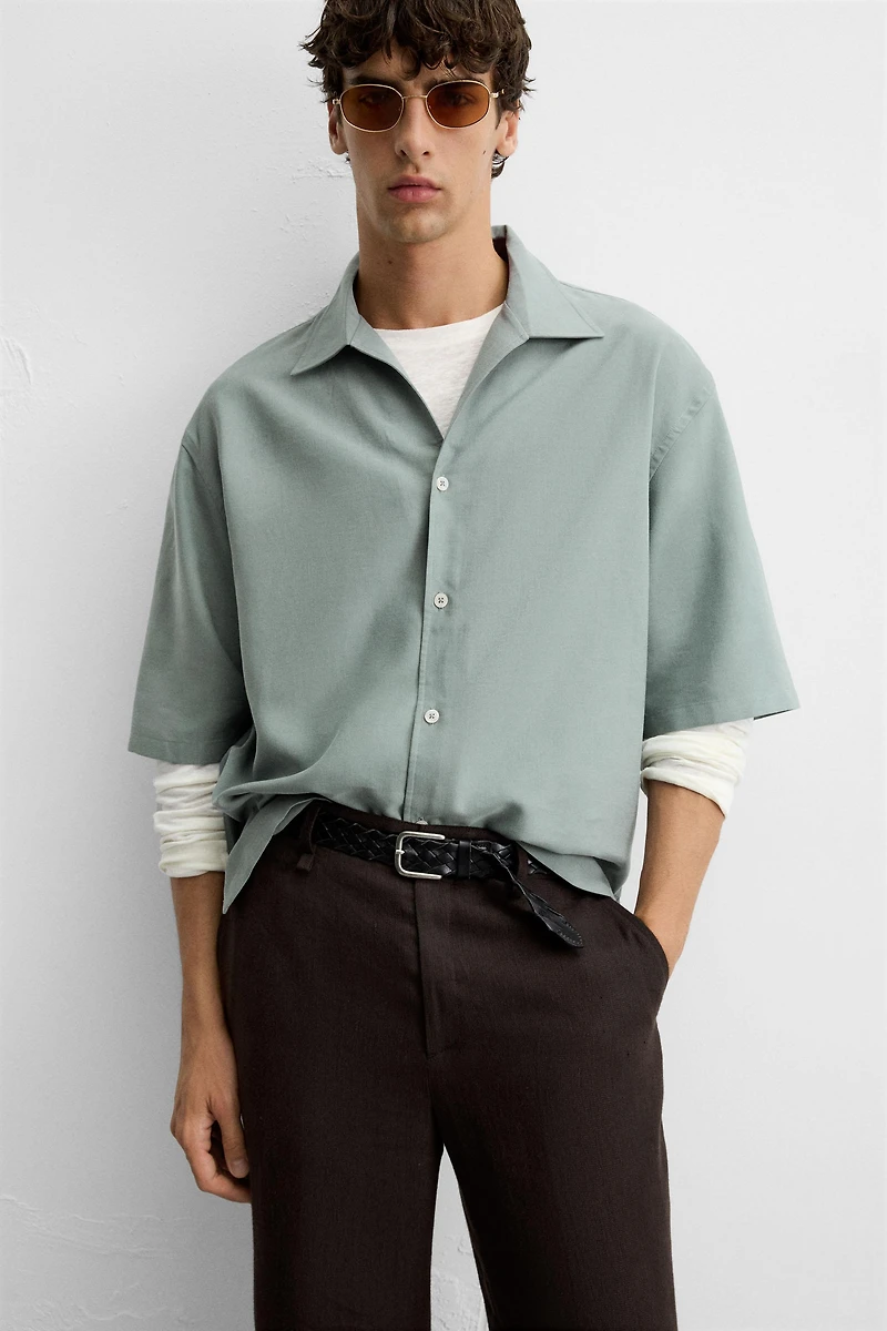 RELAXED FIT FLUID SHIRT