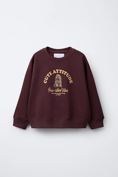 SWEAT IMPRIMÉ CHIEN