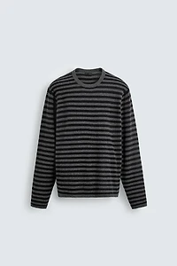 PULL À RAYURES LAINE - CACHEMIRE