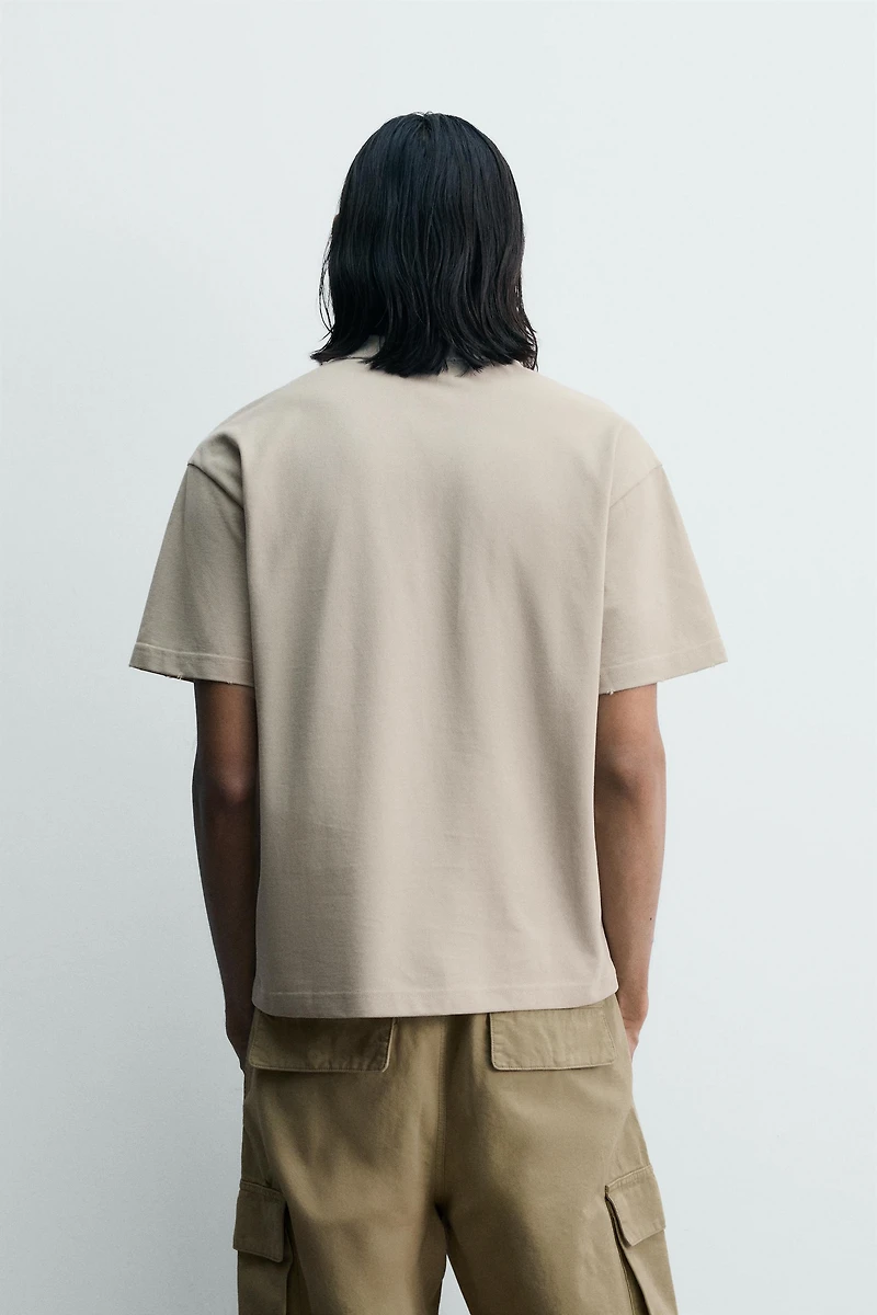 WASHED RELAXED FIT POLO