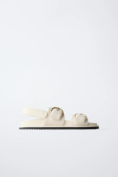 BUCKLED SANDALS