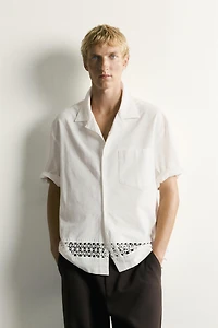CHEMISE RELAXED FIT À FRISE