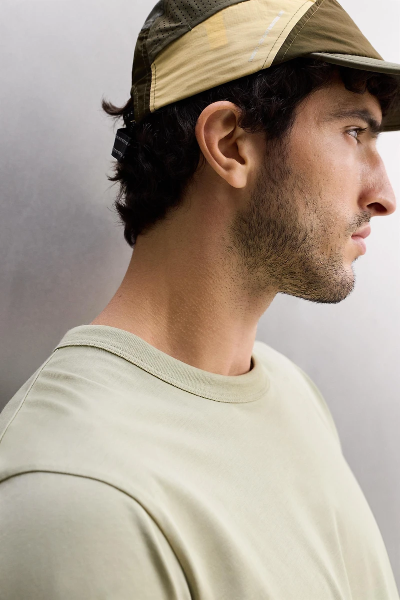 COTTON BLEND TECHNICAL T-SHIRT