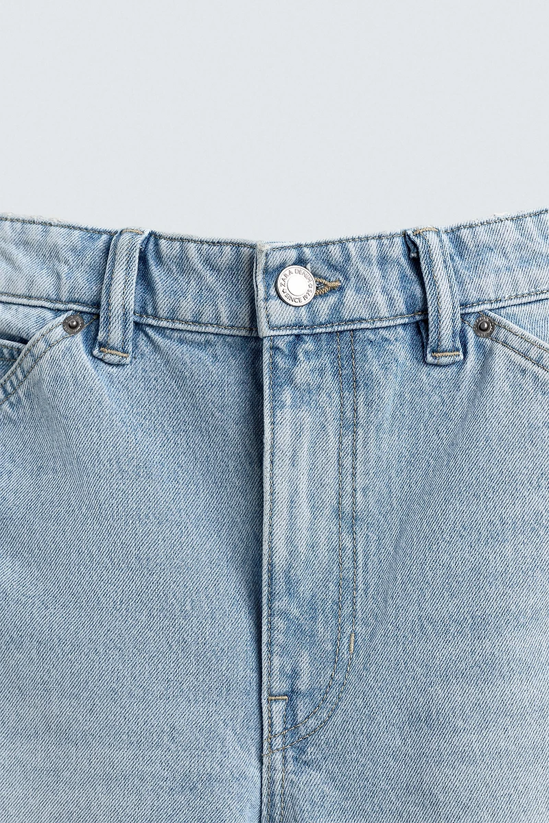 CARGO DENIM SHORTS