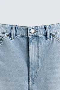 CARGO DENIM SHORTS