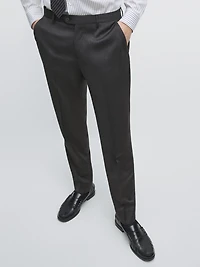 Cold wool suit trousers