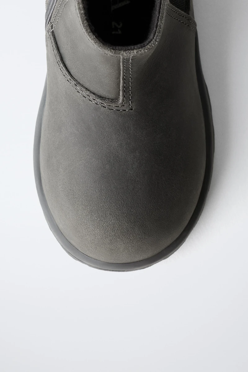 BOTTES CHELSEA EN CUIR BAREFOOT