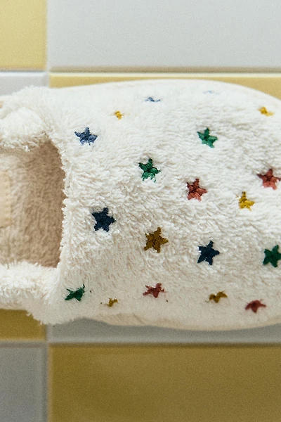 CHAUSSONS TISSU ÉPONGE SALLE DE BAIN ÉTOILES