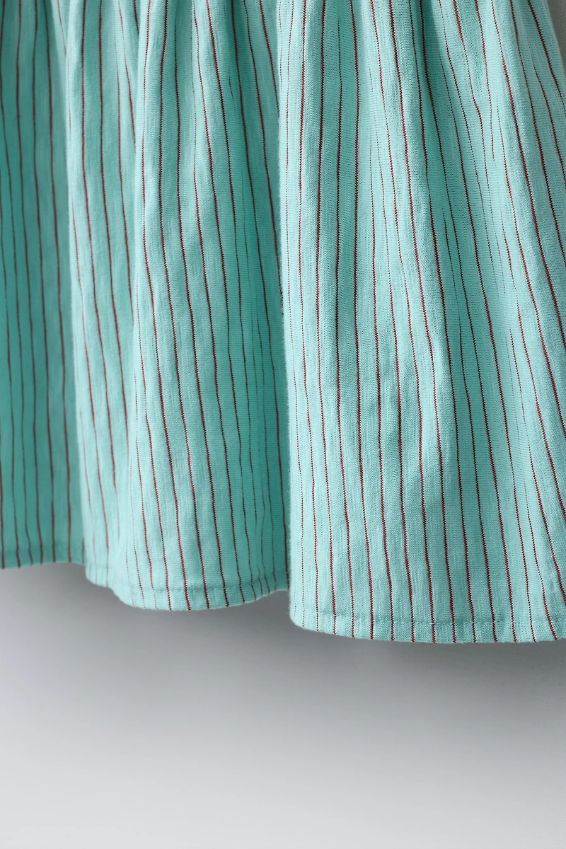 STRIPED PRINT DRESS