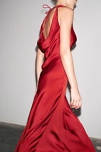 ZW COLLECTION SATIN LONG DRESS