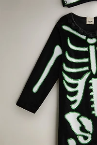 CHILDREN'S SKELETON HALLOWEEN COSTUME