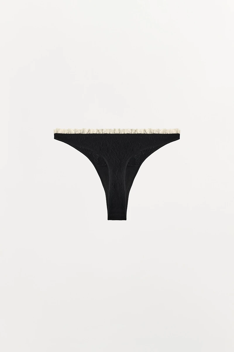 TANGA SEAMLESS DENTELLE