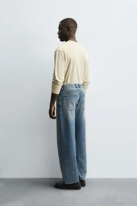 STRAIGHT FIT DENIM CHINO PANTS