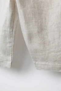 PANTALON BAGGY 100 % LIN