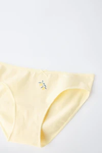 6-14 ANS/ LOT DE SIX CULOTTES CITRONS