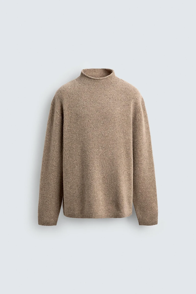 WOOL - SILK BOTTONATO SWEATER