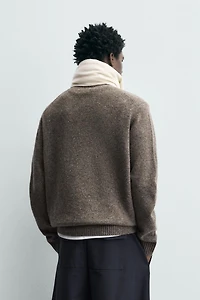 100% WOOL BOTTONATO JUMPER