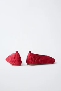 CROCHET BALLET FLATS