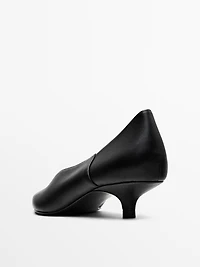 Escarpins en cuir souple nappa