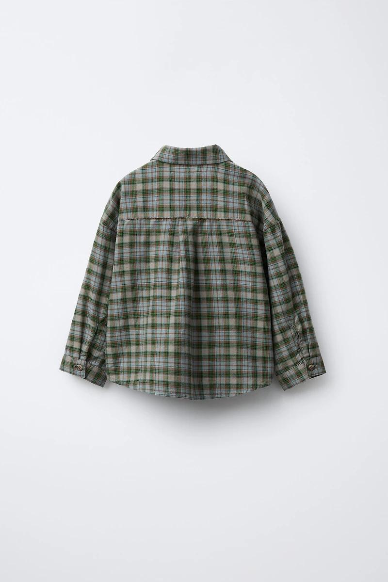 PLAID POCKET SHIRT