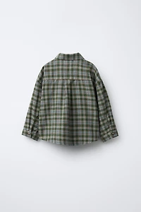 PLAID POCKET SHIRT