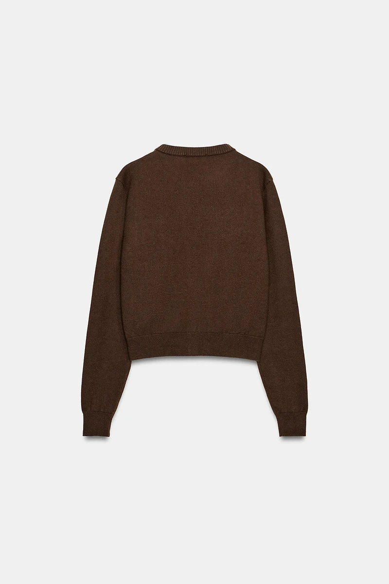 COMBINED KNIT CARDIGAN