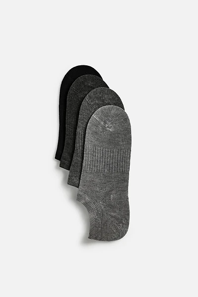 PACK OF 4 INVISIBLE SOCKS