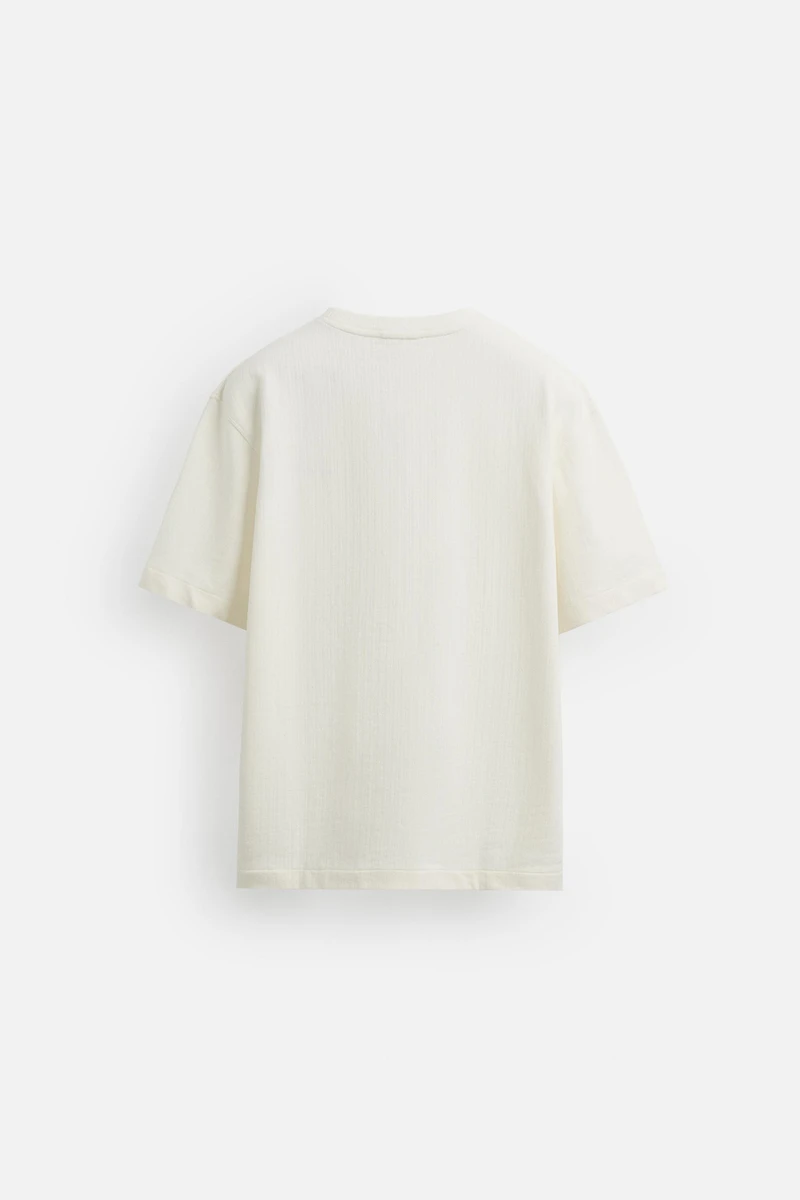REGULAR FIT TEXTURED SWEATSHIRT