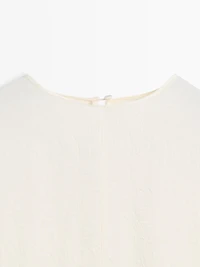 Midi dress with sash belt - STUDIO