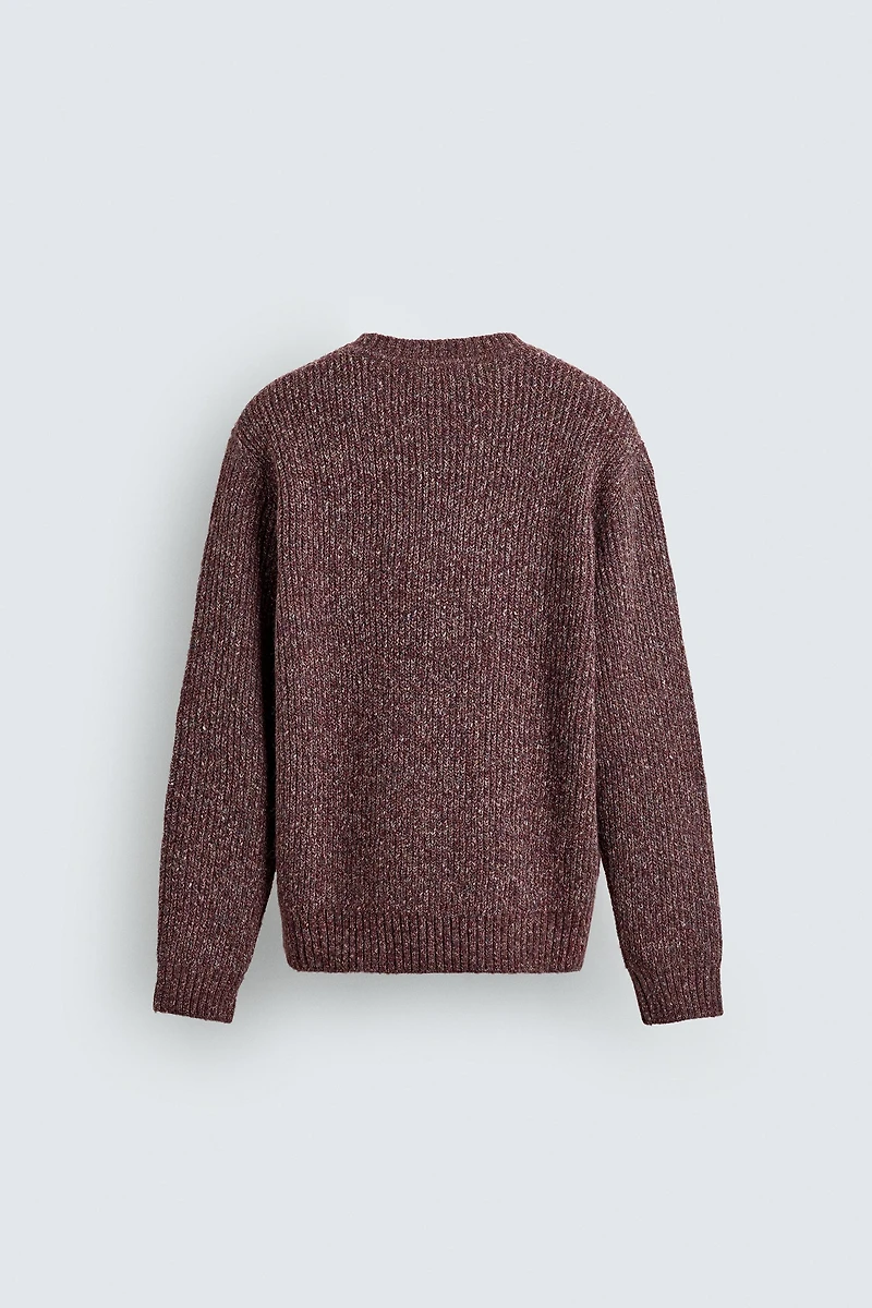 PURL KNIT SWEATER