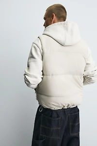 GILET SANS MANCHES MATELASSÉ EFFET GOMME