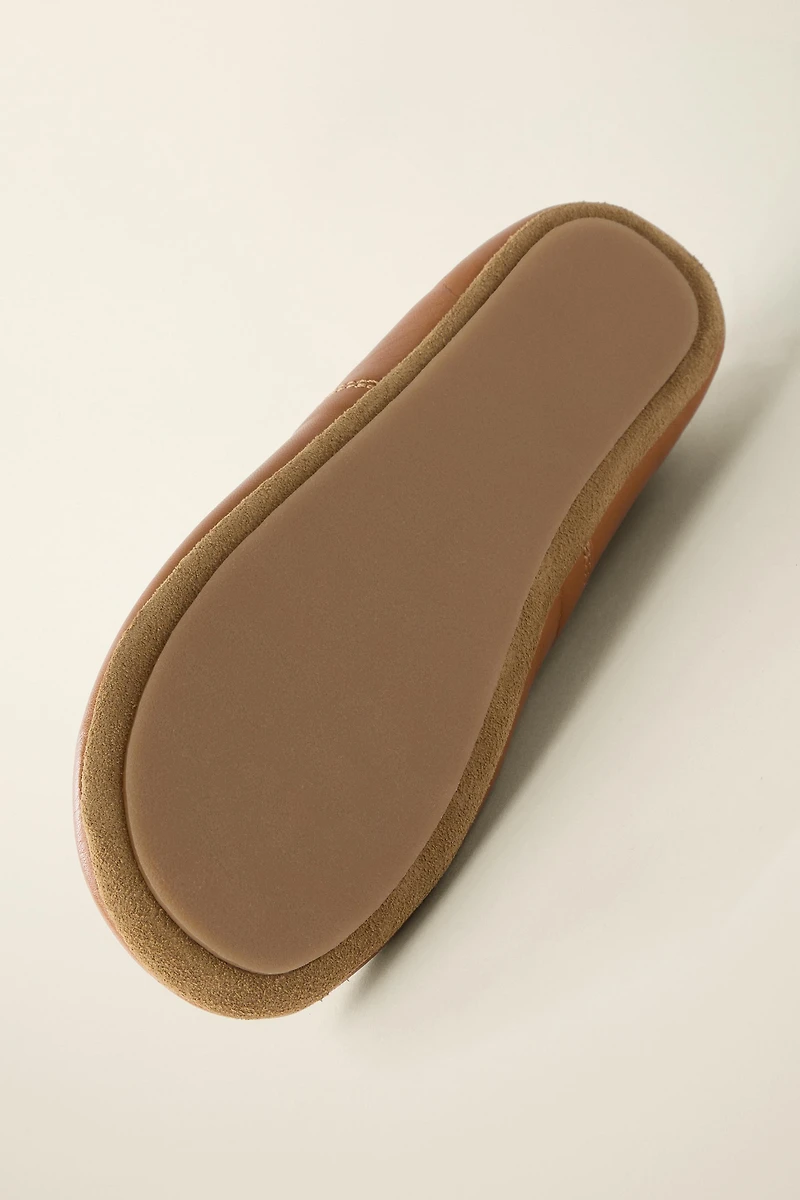 LEATHER BALLET FLATS CREATED BY CARAMEL LONDON X ZARA