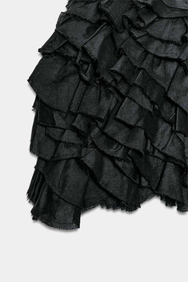 ZW COLLECTION RAMIE RUFFLED TOP