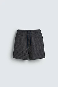 JACQUARD TEXTURED SHORTS